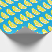 Cadeau Papier Motif à lessive citron (Coin)