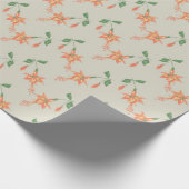 Cadeau Papier Motif à peinture à fleur de miel (Coin)