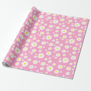 Cadeau Papier Motif à ressorts rose