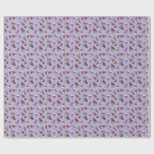 Cadeau Papier Motif à vin rouge (Plat)