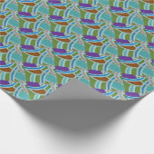 Cadeau Papier Motif Abstrait (Coin)