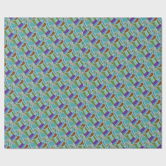 Cadeau Papier Motif Abstrait (Couture)
