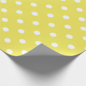 Cadeau Papier Motif Abstrait jaune (Coin)