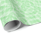 Cadeau Papier Motif Abstrait Mint vert (Coin rond)