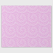 Cadeau Papier Motif Abstrait rose clair (Plat)