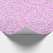 Cadeau Papier Motif Abstrait rose clair (Coin)