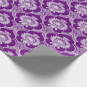 Cadeau Papier Motif Abstrait Violet (Coin)
