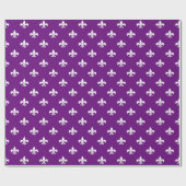 Cadeau Papier Motif Abstrait Violet (Plat)