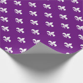 Cadeau Papier Motif Abstrait Violet (Coin)