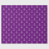 Cadeau Papier Motif Abstrait Violet (Plat)