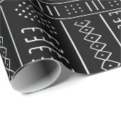 Cadeau Papier Motif africain (Coin rond)