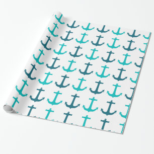 Cadeau Papier Motif Ancre