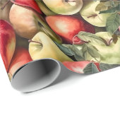 Cadeau Papier Motif Apple (Coin rond)