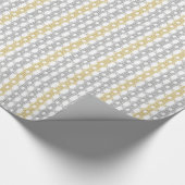 Cadeau Papier Motif argent et or (Coin)
