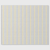 Cadeau Papier Motif argent et or (Plat)