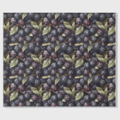 Cadeau Papier Motif Blackberry (Plat)