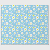 Cadeau Papier Motif bleu marron (Plat)