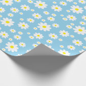 Cadeau Papier Motif bleu marron (Coin)