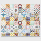 Cadeau Papier Motif Carrelage marocain (Plat)