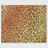 Cadeau Papier Motif Cheetah (Plat)