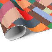 Cadeau Papier Motif couleur coréen 16 vids (Coin rond)