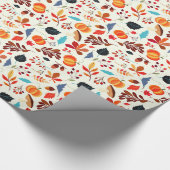 Cadeau Papier Motif d'automne (Coin)