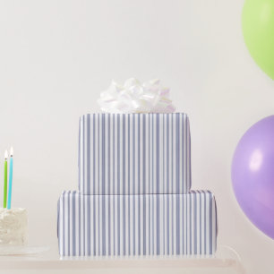 Cadeau Papier Motif de Noël bleu élégant