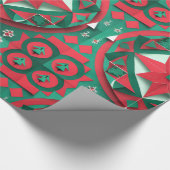 Cadeau Papier Motif de Noël Designer (Coin)