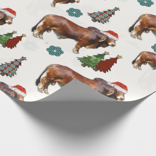 Cadeau Papier Motif de Noël occidental (Coin)