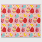 Cadeau Papier Motif de Pâques (Plat)
