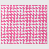 Cadeau Papier Motif de recouvrement rose et blanc (Plat)