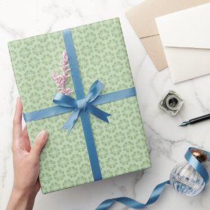 Cadeau Papier Motif d'écorce d'olive verte Guyenne