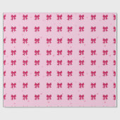 Cadeau Papier Motif d'enrobage de lignes rouges (Plat)