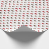 Cadeau Papier Motif d'enveloppement d'os crânien (Coin)