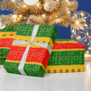 Cadeau Papier Motif d'enveloppement Festif Colorful Boud