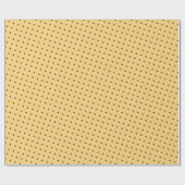 Cadeau Papier Motif d'enveloppement Jaune Moderne (Plat)