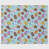 Cadeau Papier Motif d'été (Plat)