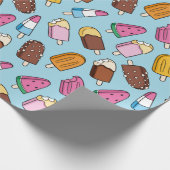 Cadeau Papier Motif d'été (Coin)