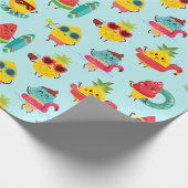 Cadeau Papier Motif d'été (Coin)