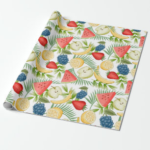 Cadeau Papier Motif d'été