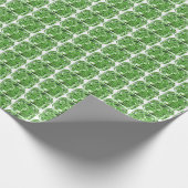 Cadeau Papier Motif Diamant Vert (Coin)