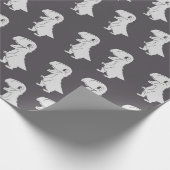 Cadeau Papier Motif Dinosaure (Coin)