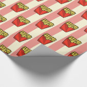 Cadeau Papier Motif Fries français (Coin)