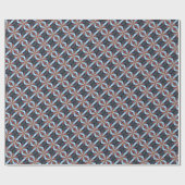 Cadeau papier motif géométrique diamant (Plat)