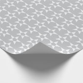 Cadeau Papier Motif Gris Star (Coin)