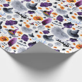 Cadeau Papier Motif Halloween Aquarelle (Coin)