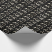 Cadeau Papier Motif Héron Blanc (Coin)