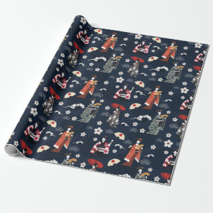 Cadeau Papier Motif japonais