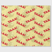 Cadeau Papier Motif Karate (Plat)