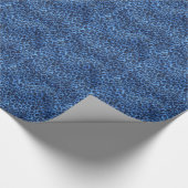 Cadeau Papier Motif Leopard bleu (Coin)